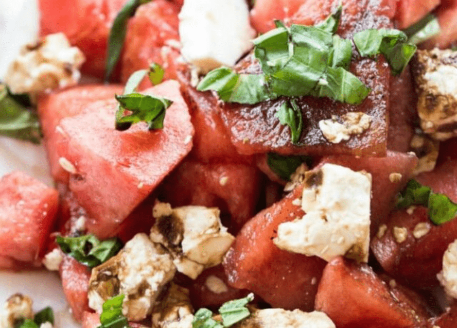 Watermelon, Mint and Feta Salad #2