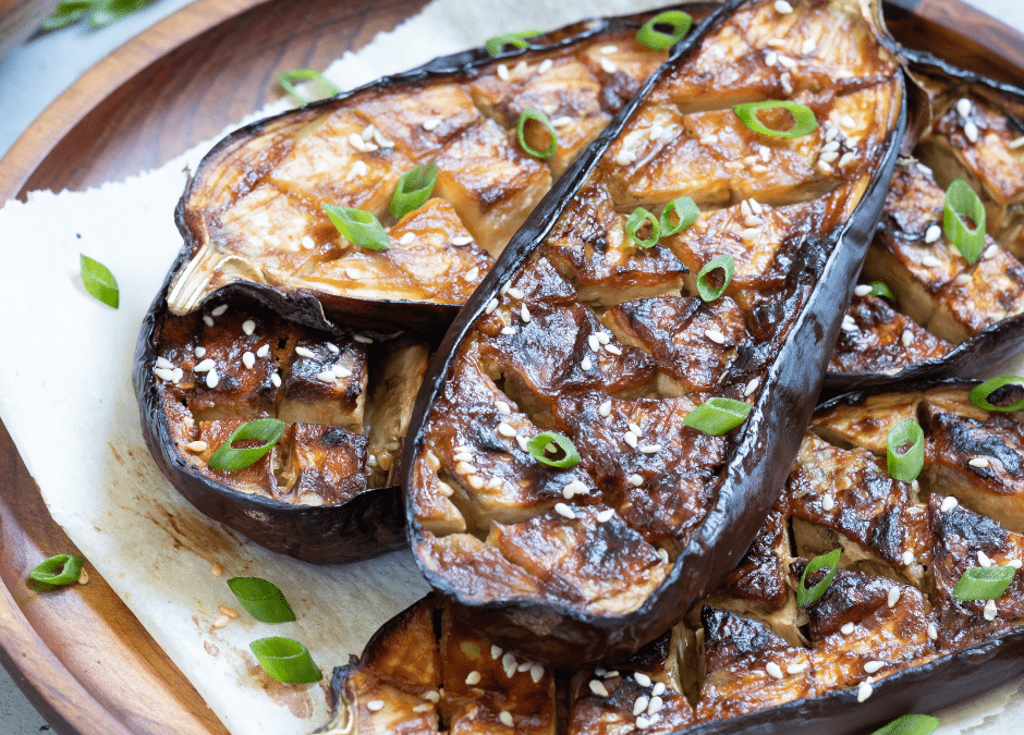 Miso Glazed Aubergine