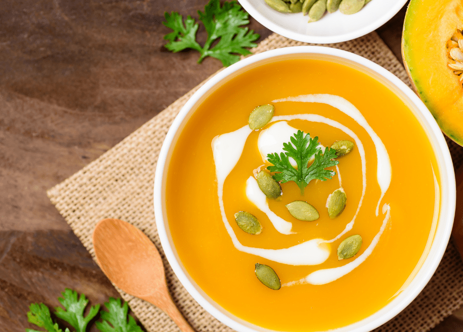 Roast Butternut Squash and Thyme Soup