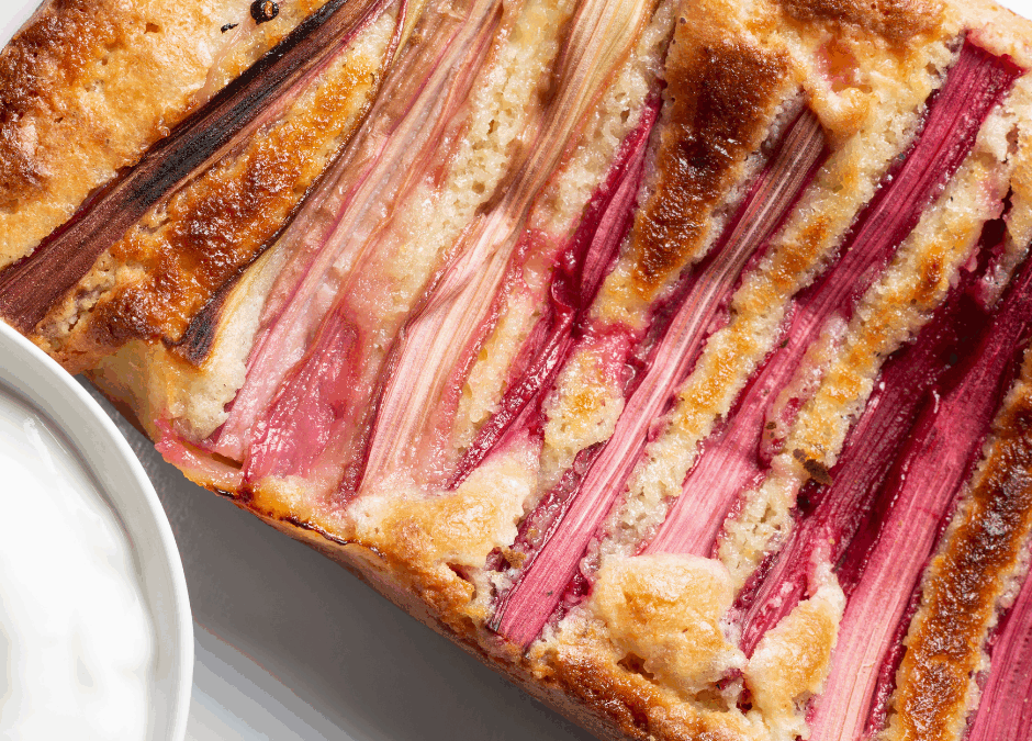 Rhubarb and Ginger Quinoa Loaf
